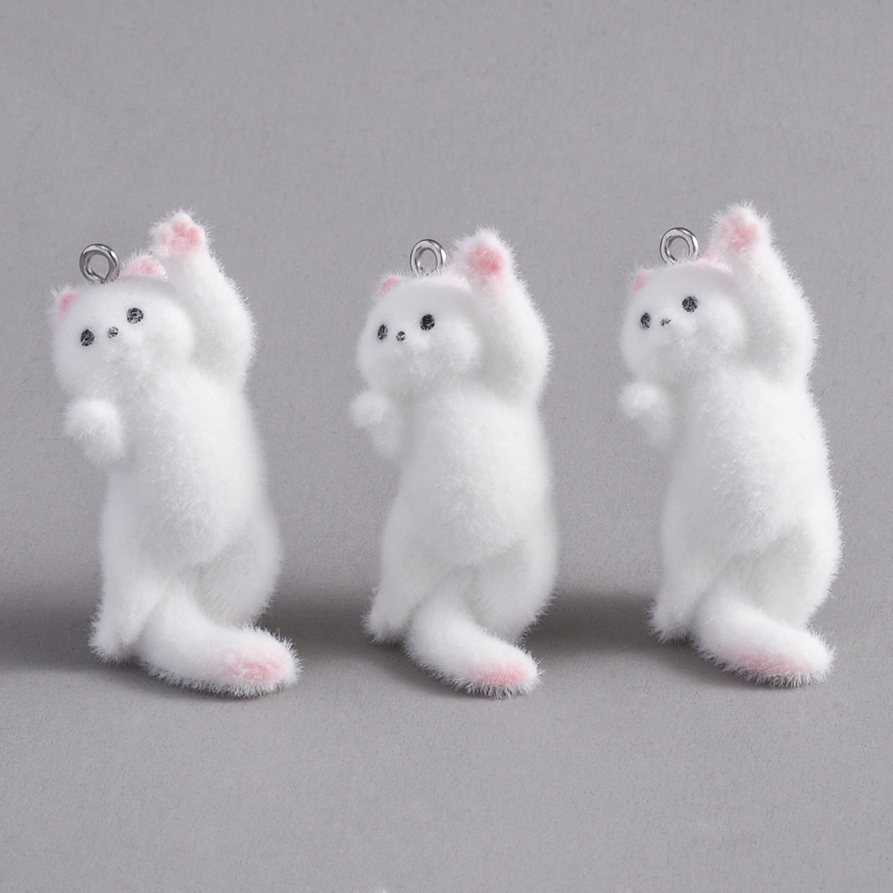2pcs Flocking Little Cat Resin - Resin Craft Projects recensione e prezzo