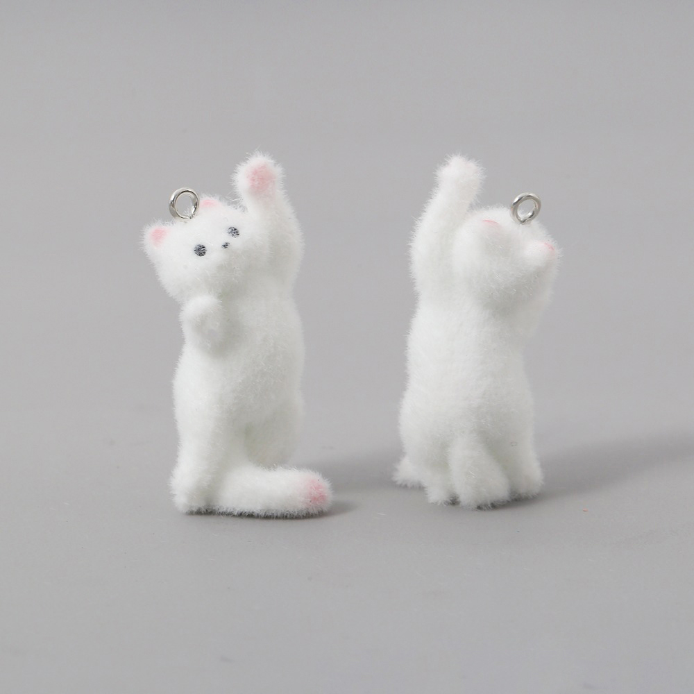 2pcs Flocking Little Cat Resin - Resin Craft Projects recensione e prezzo