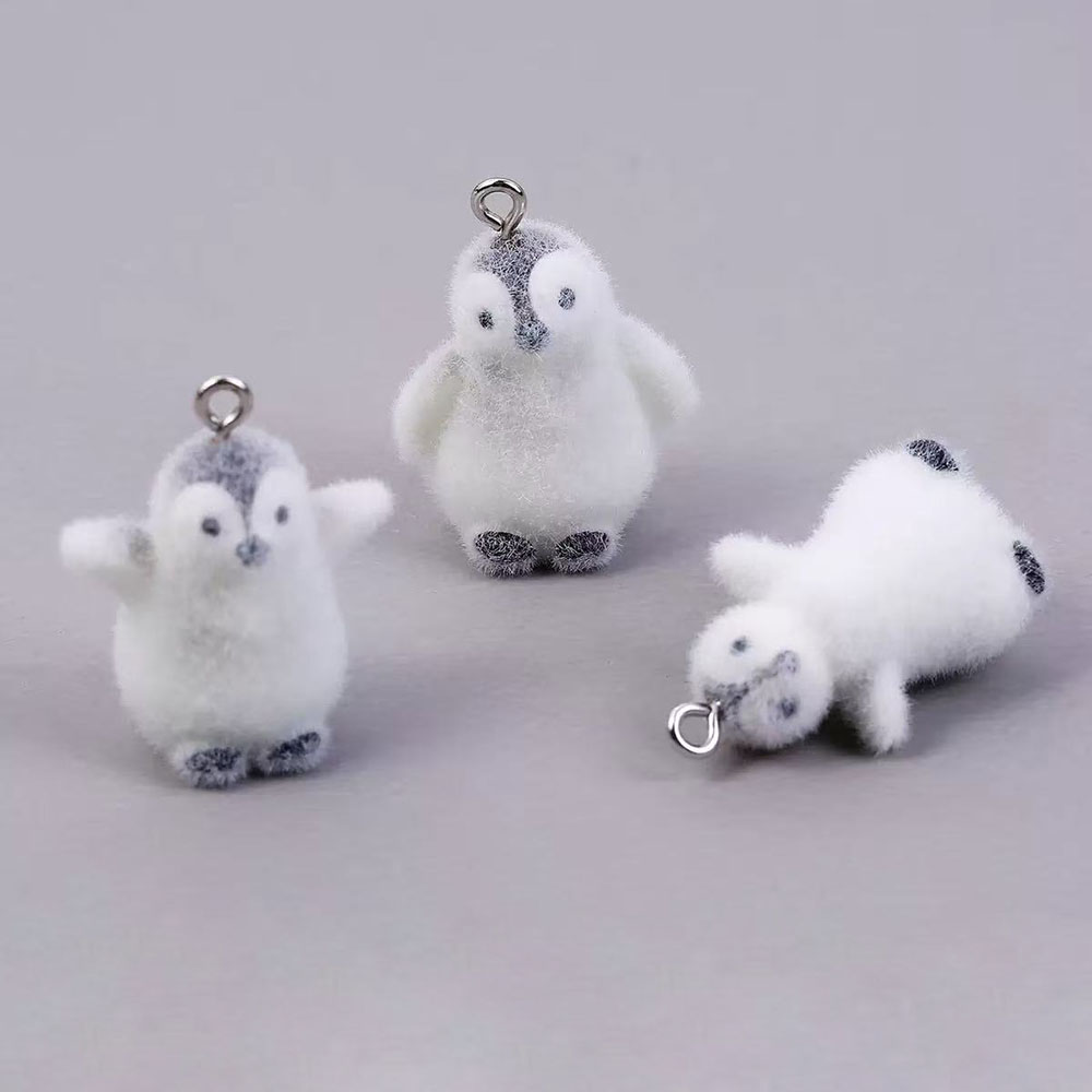 5pcs Flocking Small Penguin Re - Resin Craft Projects recensione e prezzo