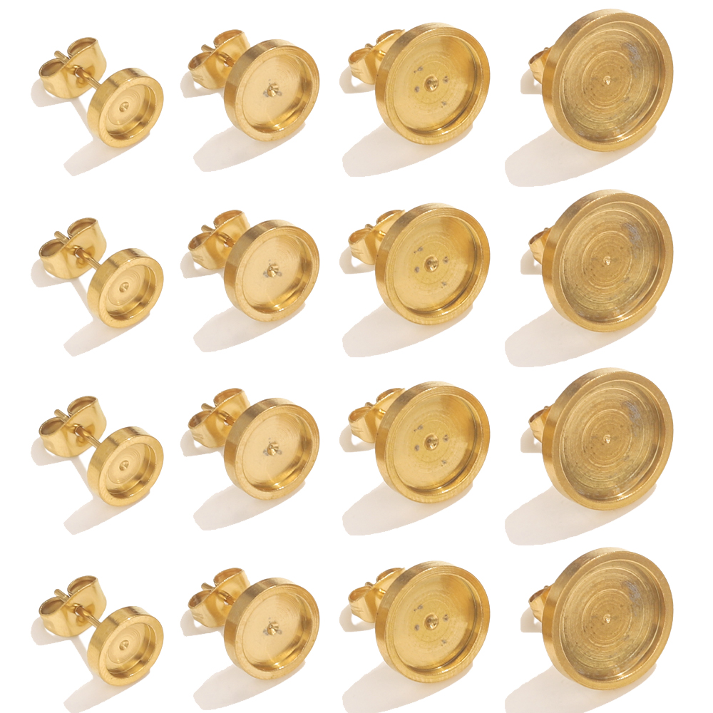 10pcs Stainless Steel Gold Ear - Resin Craft Projects recensione e prezzo