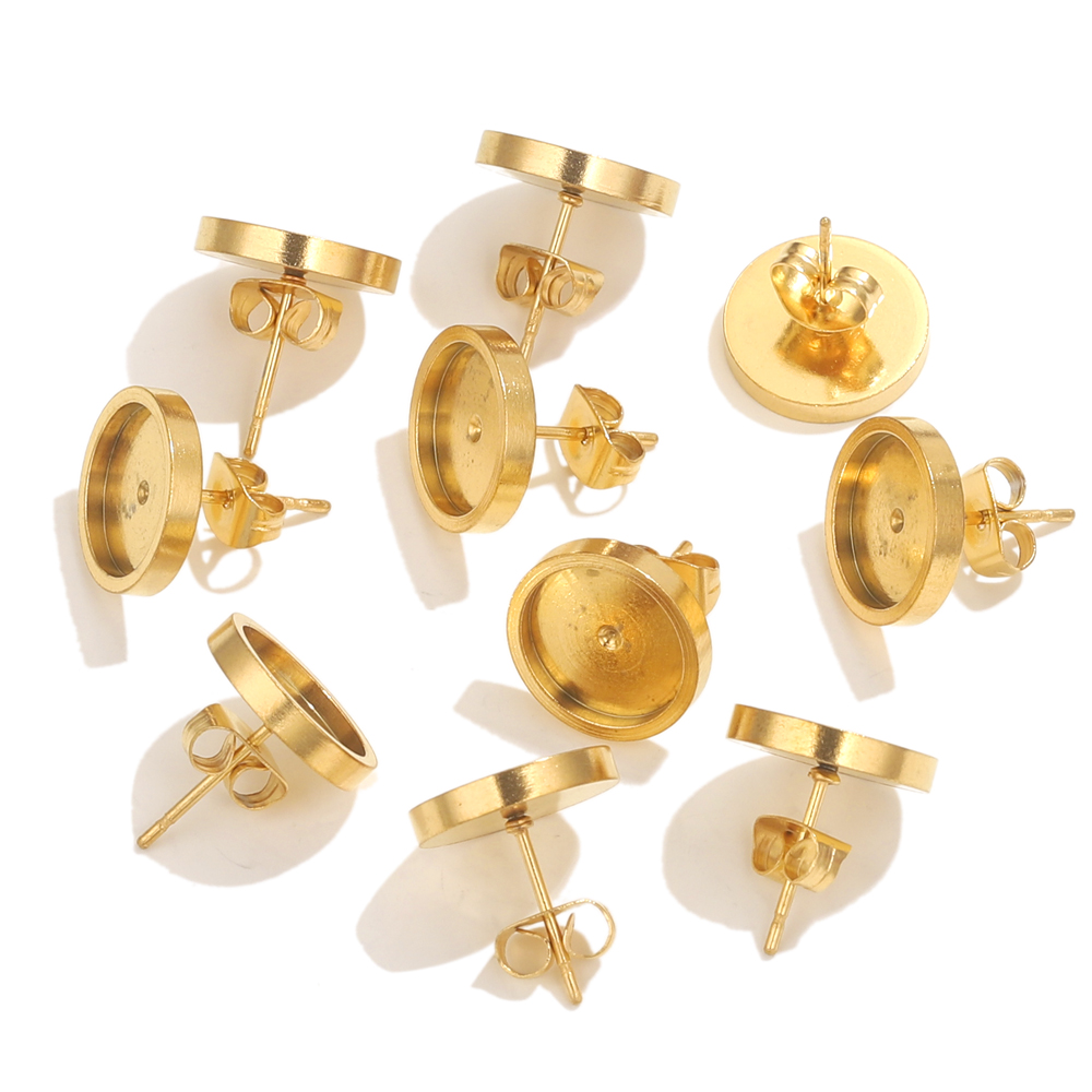 10pcs Stainless Steel Gold Ear - Resin Craft Projects recensione e prezzo