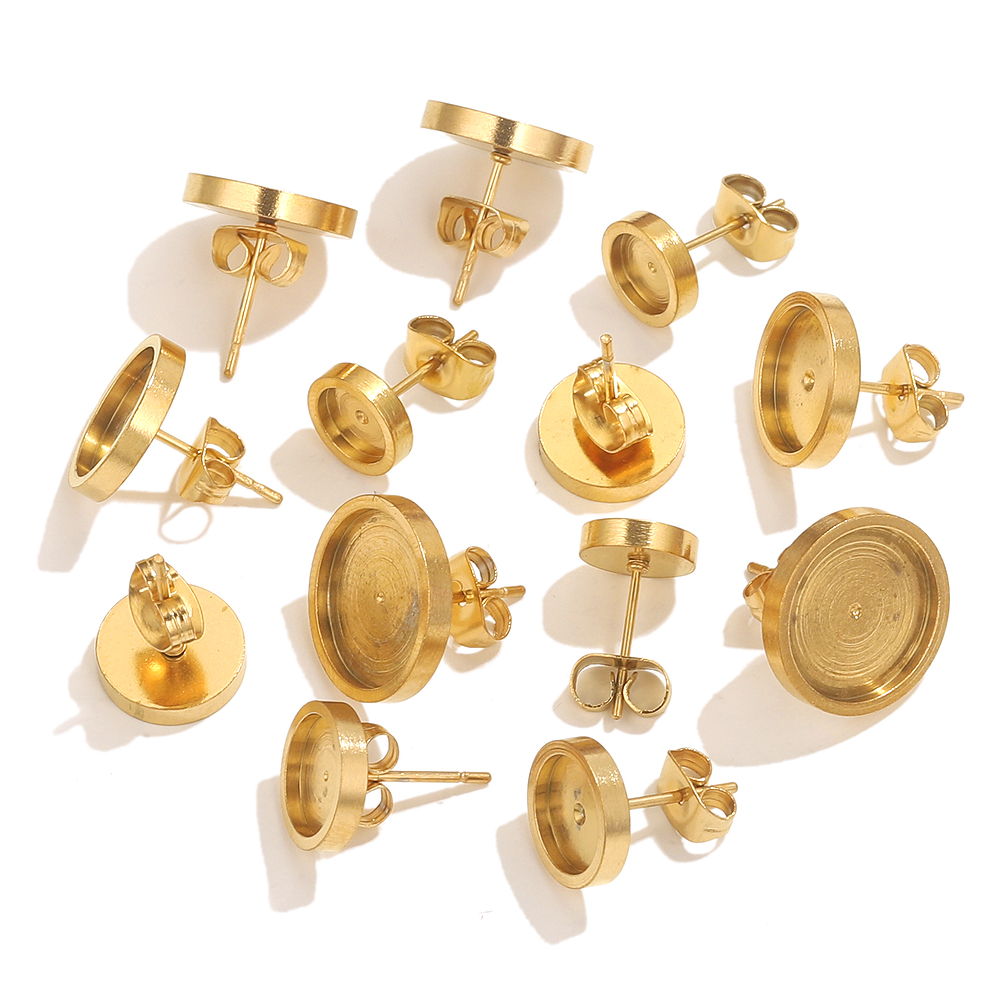 10pcs Stainless Steel Gold Ear - Resin Craft Projects recensione e prezzo