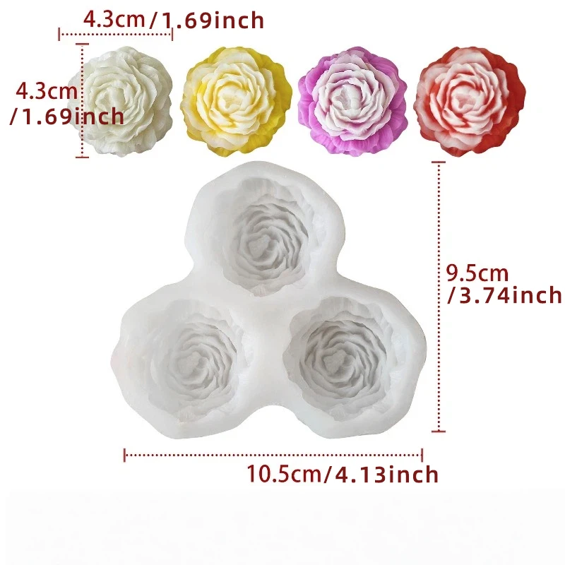 Peony Flower Candle Silicone M - Resin Craft Ideas recensione e prezzo